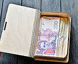 Дерев'яна лічильникка коробка з дерева з логотипом, фото 4