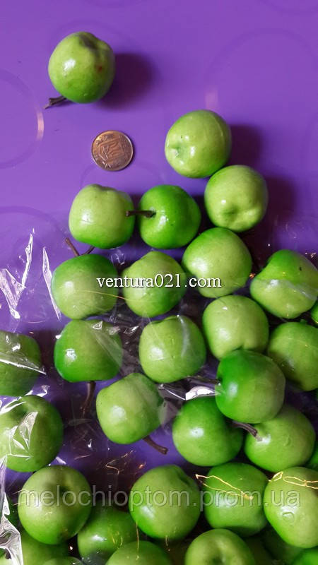 Декоративные фрукты "Яблоко зелёное" - фото 3 - id-p64708384