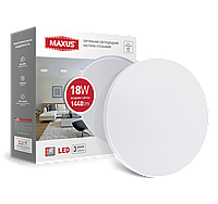 Світильник MAXUS LED настінно-стельовий 18W 4100k (1-MAX-01-LCL-1841-C)