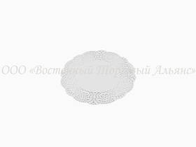 Серветки ажурні — Білі Ø18 см, 250 шт.