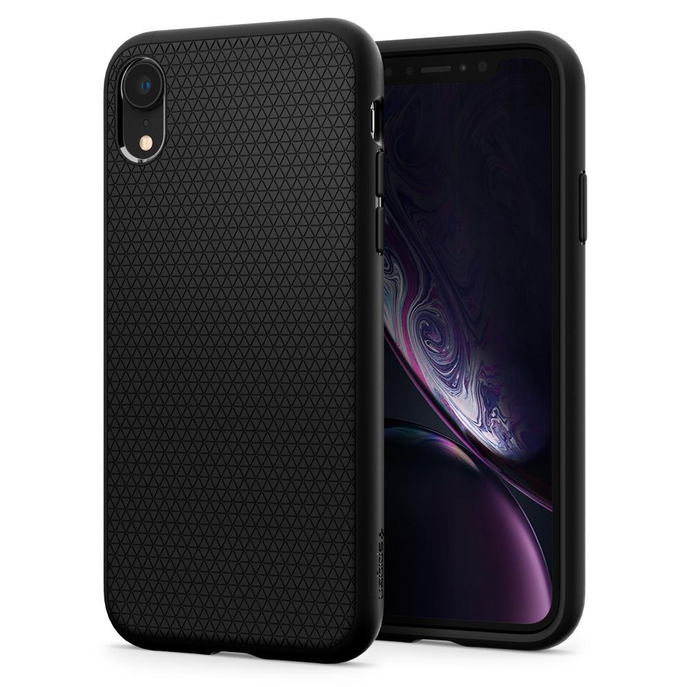 Чохол Spigen для iPhone XR Liquid Air, Matte Black (064CS24872)