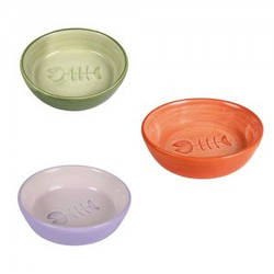 Trixie (Тріксі) Миска керамічна для котів і кішок з рибкою 0,2 л / 13 см