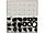 Набір зовнішніх і внутрішніх стопорних кілець 6-32 мм YATO 225 од, фото 2