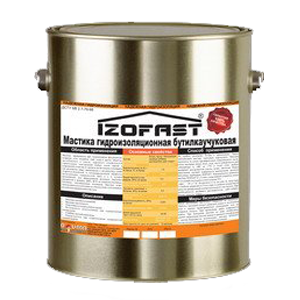 МАСТИКА БУТИЛ-КАУЧУКОВА IZOFAST(для покрівлі) 20 кг