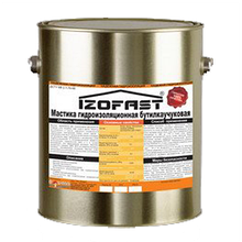 МАСТИКА БУТИЛ-КАУЧУКОВА IZOFAST(для покрівлі) 20 кг