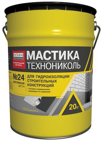 МАСТИКА ПРИКЛЕИВАЮЩАЯ ТЕХНОНІКОЛЬ №27 ВІДРО 22 КГ
