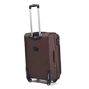 Валіза на 4 колесах Wings Коричнева, фото 2