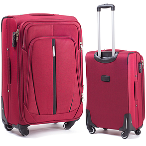 Валіза на 4 колесах Wings Червона, фото 3