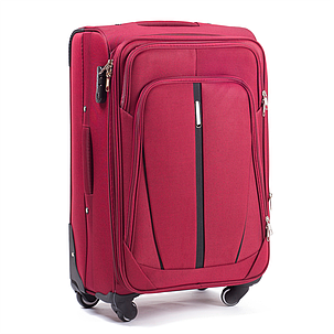 Валіза на 4 колесах Wings Червона, фото 1