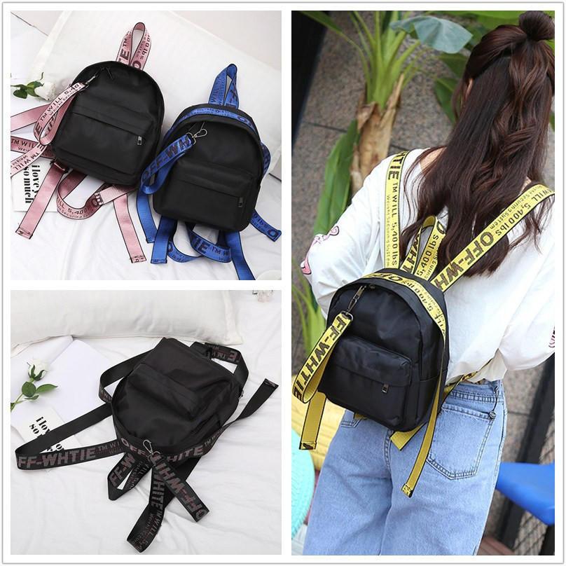 Жіночий рюкзак із барвистими поясами