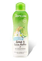 Зволожуючий кондиціонер TropiClean Lime & Cocoa Butter "Лайм і масло Какао", 355 мл