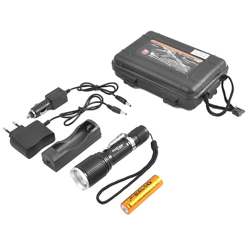 Ліхтар Police 1860-T6, ЗП 220V/12V, 1x18650, zoom