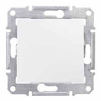 Вимикач - кнопка Білий Schneider Sedna (sdn0700121)