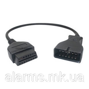 Адаптер підключення сканерів OBD II до автомобілів Daewoo (12 контактний роз'єм)