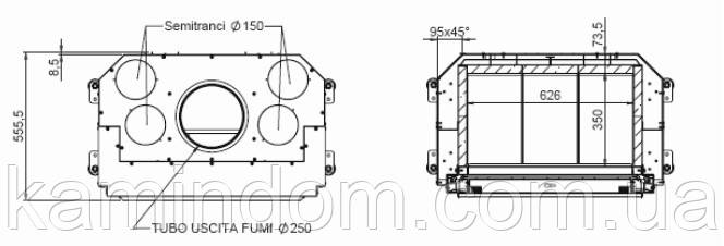 Каминная топка MCZ FORMA PURO 75 - фото 5 - id-p64721620