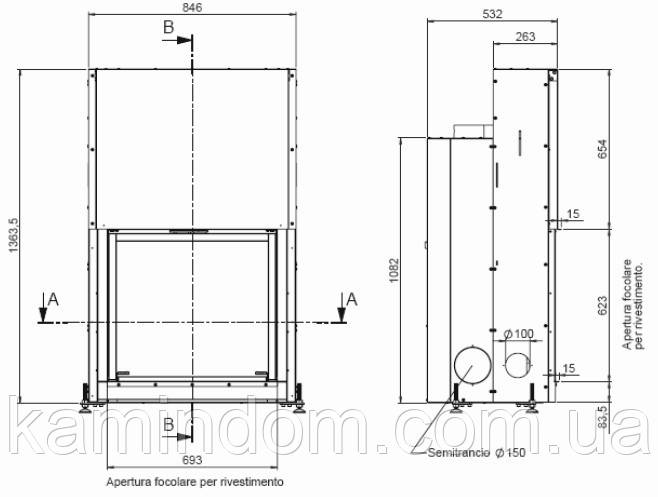 Каминная топка MCZ FORMA PURO 75 - фото 4 - id-p64721620