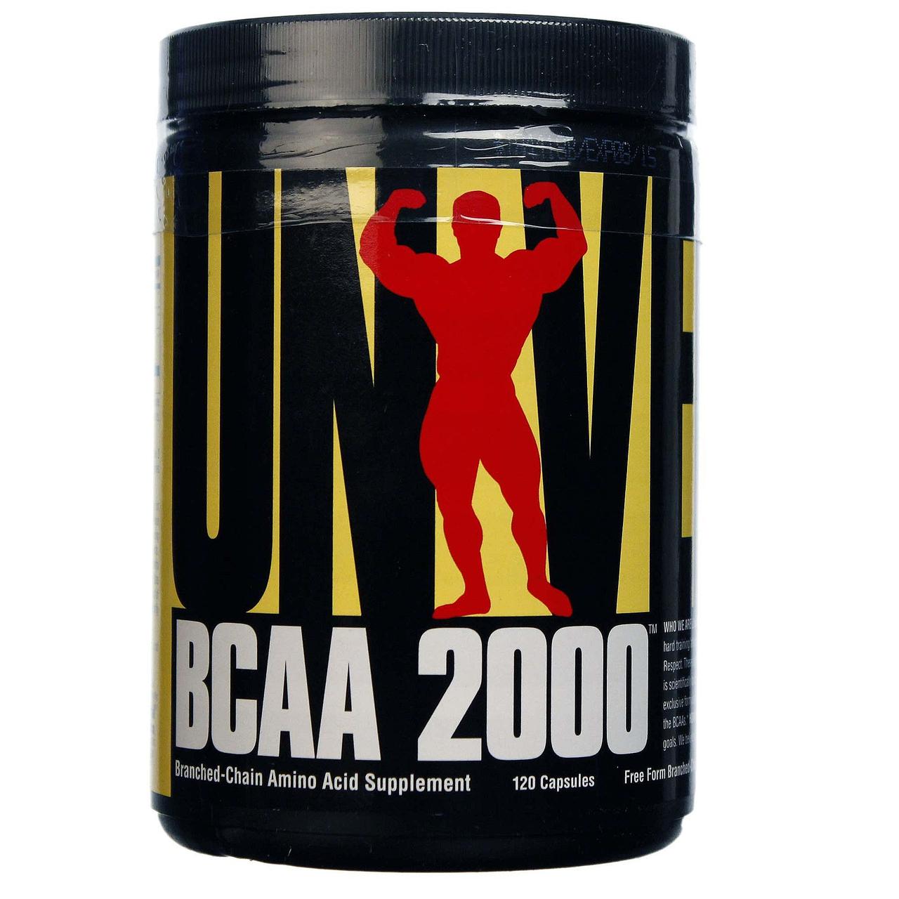 Амінокислоти BCAA 2000 (120 капс.) Universal Nutrition