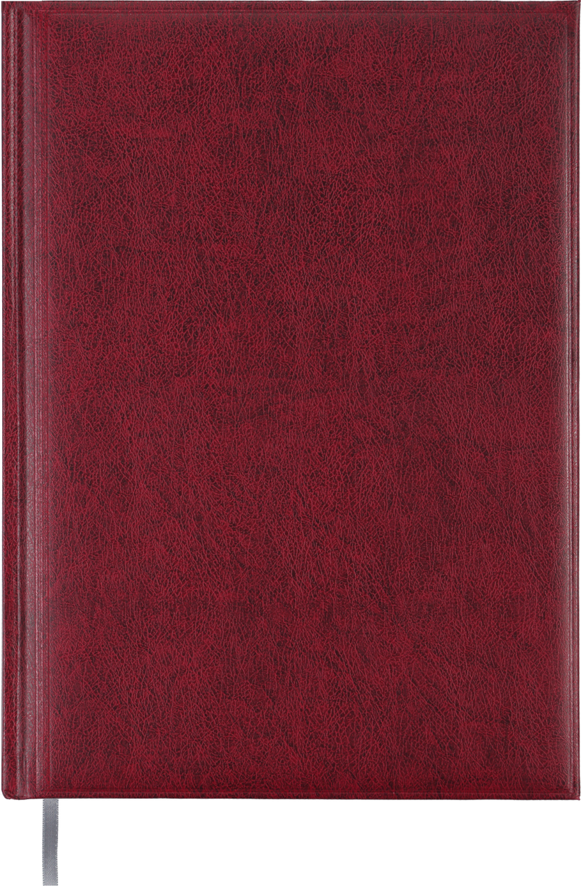 Щоденник недатований А4 Buromax BASE, 288 стор бордовий, BM.2094-13