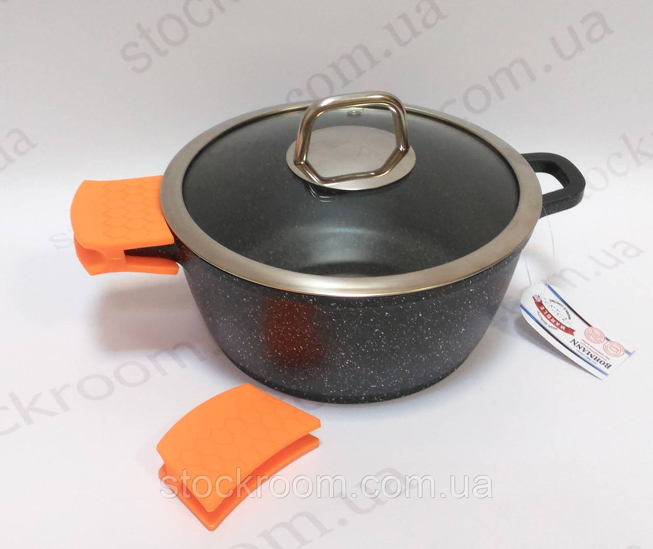 Каструля Bohmann BH 7350-28 з мармуровим покриттям