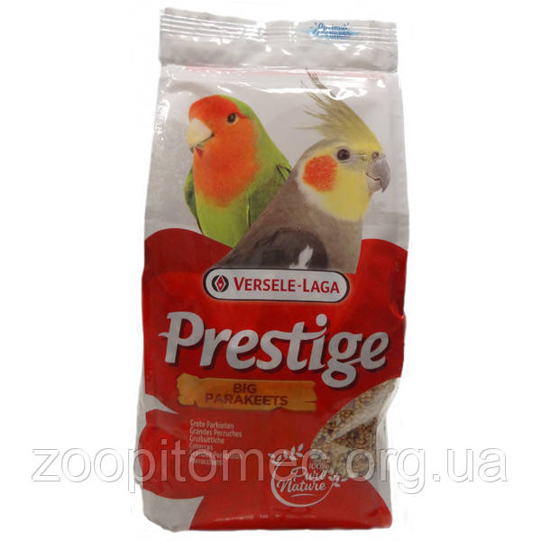 Корм для середніх папуг Versele-Laga (Версел Лага) Prestige Big Parakeets зернова суміш + горіхи, 1 кг