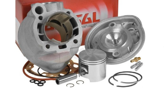Циліндр у зборі для мотоциклів 80 см3 CPI гладінець