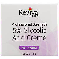 Reviva Labs, Крем 5% гліколевої кислотою, 1,5 унції (42 г)