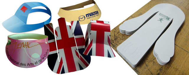 Виготовлення паперових кепок, друк бейсболок, з рекламою для акцій Паперові кепки, бейсболки з рекламою з картону, козирки