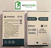 Оригинальный аккумулятор АКБ батарея Nomi NB-242 для I242 2500 mAh 3.7V