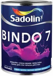 Фарба Sadolin BINDO 7 - фарба для стелі і стін, білий BW, 1 л.