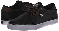 1, Стильные кожаные кроссовки мокасины DC Council Skate Shoe (Размер US1 -20см) (США)