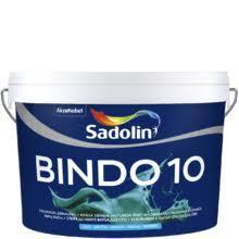 Фарба Sadolin BINDO 10 - матова фарба для стін, тонув.база BW, 10 л.