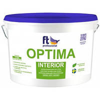 Краска латексная для стен и потолков FT Professional Optima Interior белый Base A 3 л