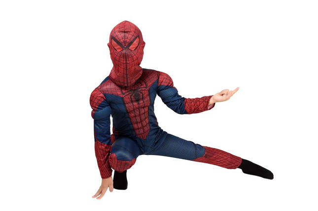 Костюм Людини - павука комбінезон з м'язами Зріст 110-120 см, фото 1