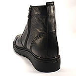 Челсі чорні шкіряні чоловіче зимове взуття великих розмірів Rosso Avangard BS Danni Ridge Black, фото 7