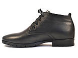 Великий розмір шкіряні зимові чоловічі черевики чорні Rosso Avangard BS Bonmarito Classical Model Black, фото 4