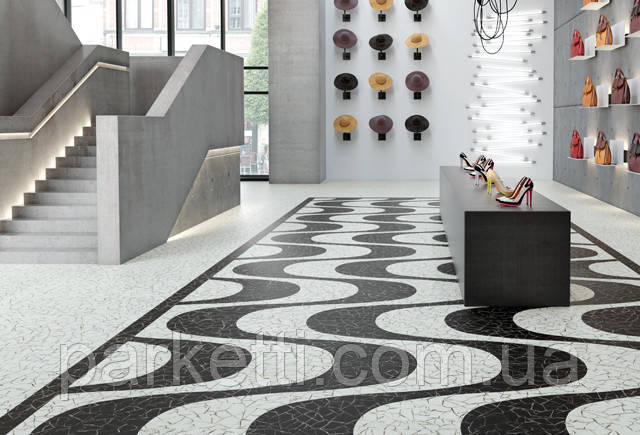 Expona Commercial Stone and Abstract PUR 5095 Granite Mosaic, виниловая плитка клеевая Polyflor - фото 2 - id-p781804304