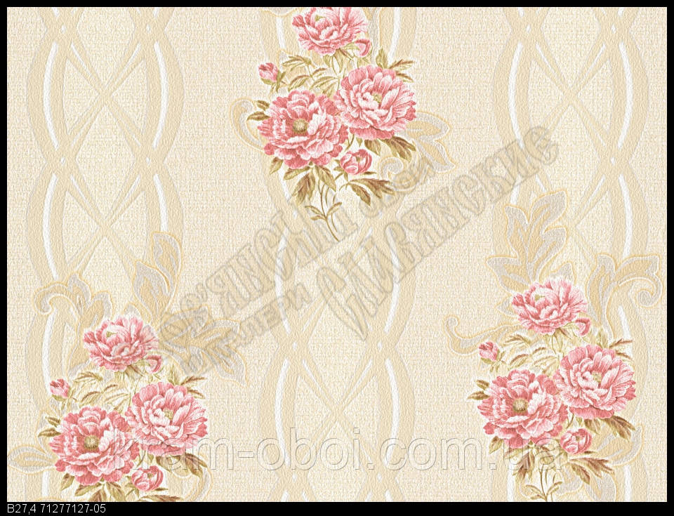 Купить Обои Славянские Обои КФТБ простые бумажные 10м*0,53 9В27 Шедевр ...