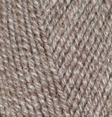 Пряжа для в'язання Ализе Лана голд 650 св. беж меланж