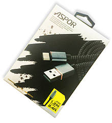 USB кабель Aspor A133 Type-C Nylon, 2.4A/ 1.2м