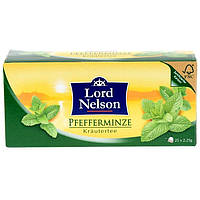 Чай Lord Nelson Pfefferminze, мята 25 пакетиков