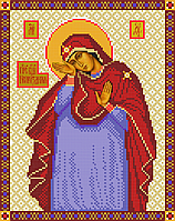 Схема для вышивки бисером Богородица Непраздная
