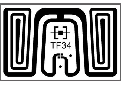 TF34 Satellite — універсальна RFID-мета широкого спектра застосування розміром 2х3 см.