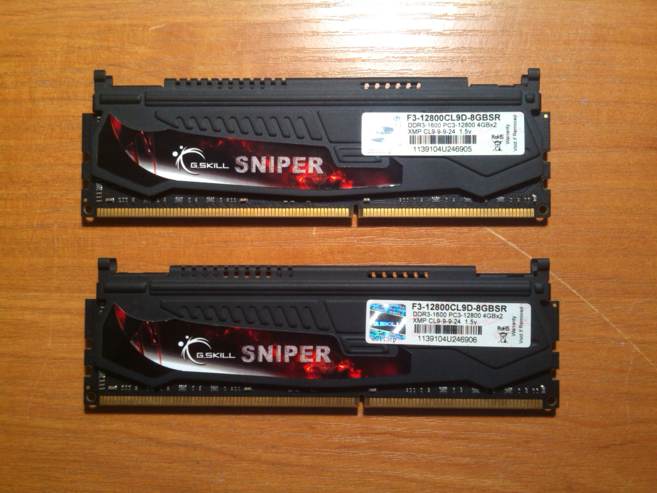 Пара G.SKILL DDR3 8GB 1600MHz PC3-12800 під Intel та AMD Гарантія!