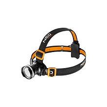 Ліхтарик головний Neo 400 люменів, зум, CREE R5, батарейки 3xAAA