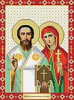 Схема для вышивки бисером Святые мученики Киприан и Устинья