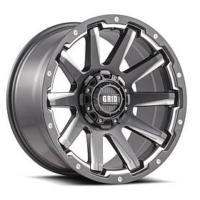 Диски GRID OFF-ROAD GD-5 Gloss Graphite Milled