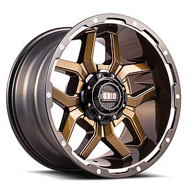 Диски GRID OFF-ROAD GD-7 Gloss Bronze with Black Lip