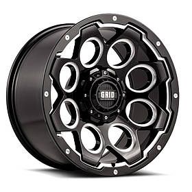 Диски GRID OFF-ROAD GD-8 Gloss Black Milled