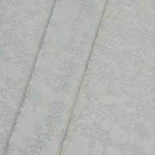 Жакард, квіточки молочний