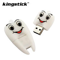 Флеш USB KINGSTICK 16 GB флешка оригинальная в виде Зуба подарок отличный для стаматолога